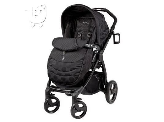 PoulaTo: Peg Perego Book Plus Καροτσάκι - Pois Μαύρο - Brand New Model! Δωρεάν Αποστολή!